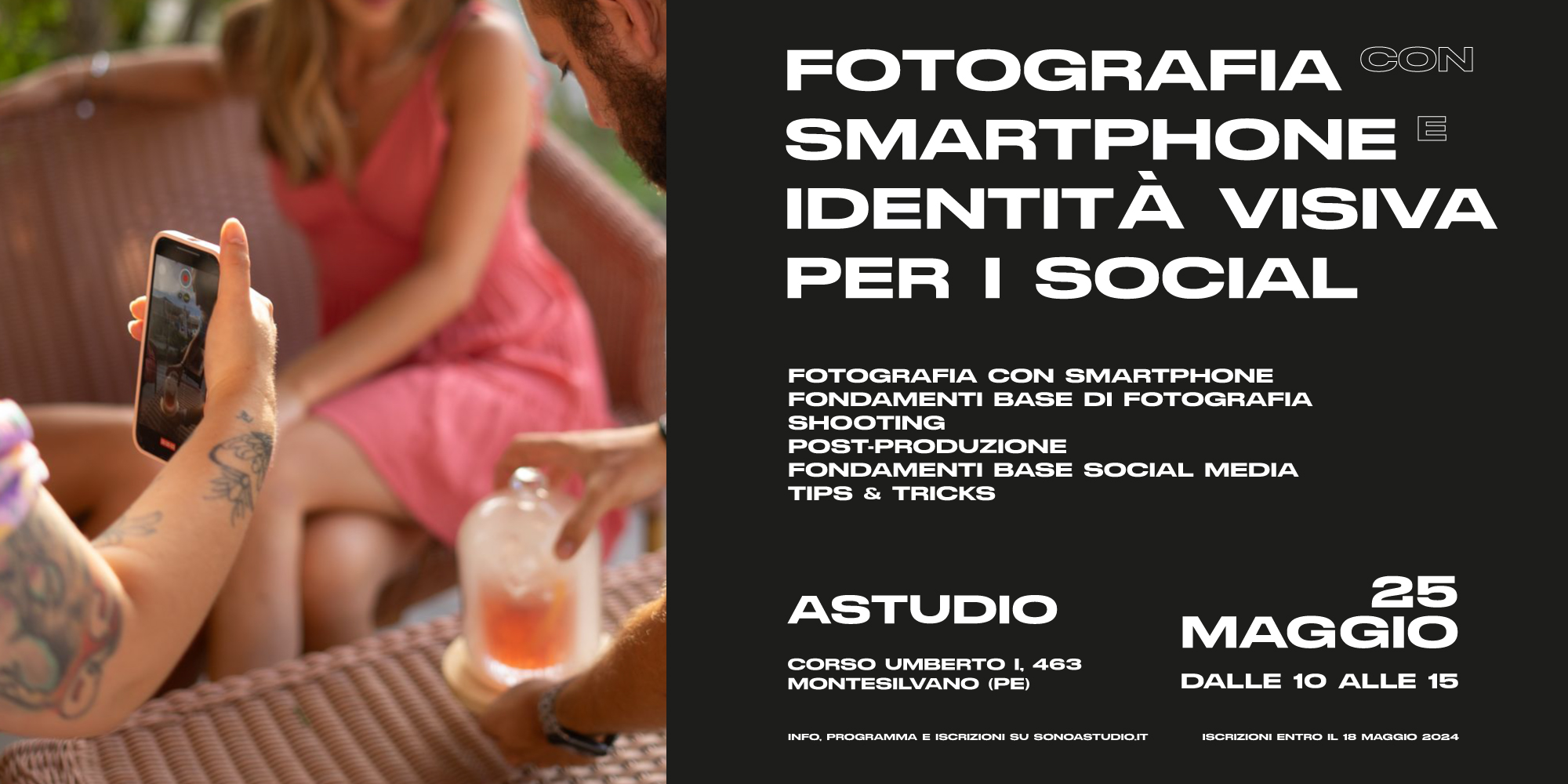 Fotografia con Smartphone e Identità Visiva per i Social